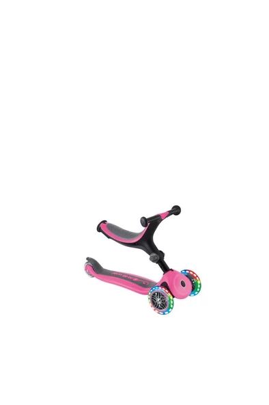 Globber Go Up Foldable Plus Işıklı Scooter - Pembe - 5