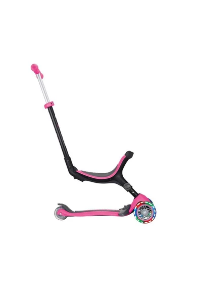 Globber Go Up Foldable Plus Işıklı Scooter - Pembe