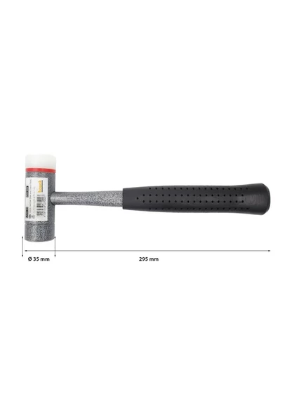Ceta Form Plastik ve Çelik Kafalı Kombi Çekiç Ø 35mm L12C-35 - 2