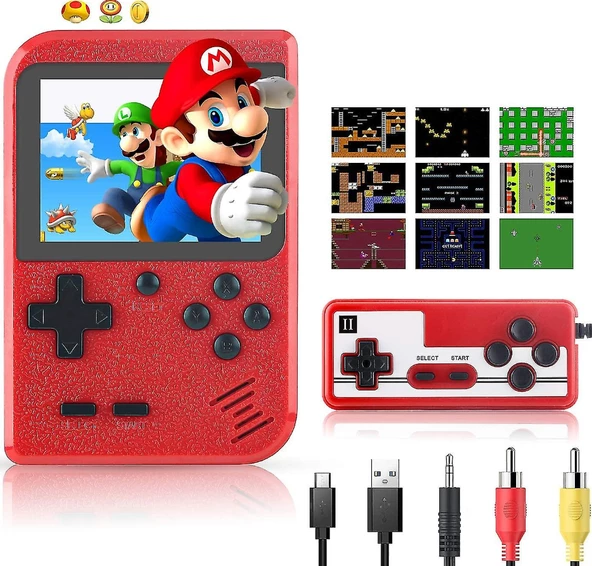 QASUL 400 Oyunlu Atari Sup Game Box Konsollu Model TV Bağlanan Oyun Konsolu - 3