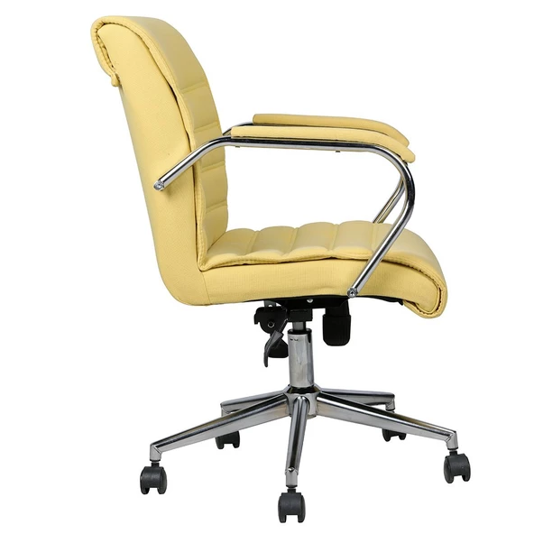 Anfibi Yellow Kumaş Ofis Çalışma Koltuğu - 3