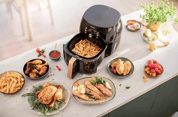Philips Airfryer XXL HD9867/90 Premium Fritöz Siyah - 4