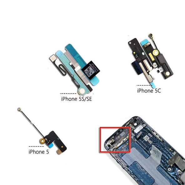 Fixist Apple iPhone 5c ile Uyumlu Wifi Anteni