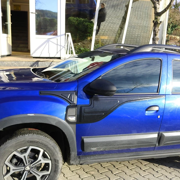 Dacia Duster Yarasa Dodik Uv Katkılı Abs Mat Siyah 4 Parça 2018- - 4