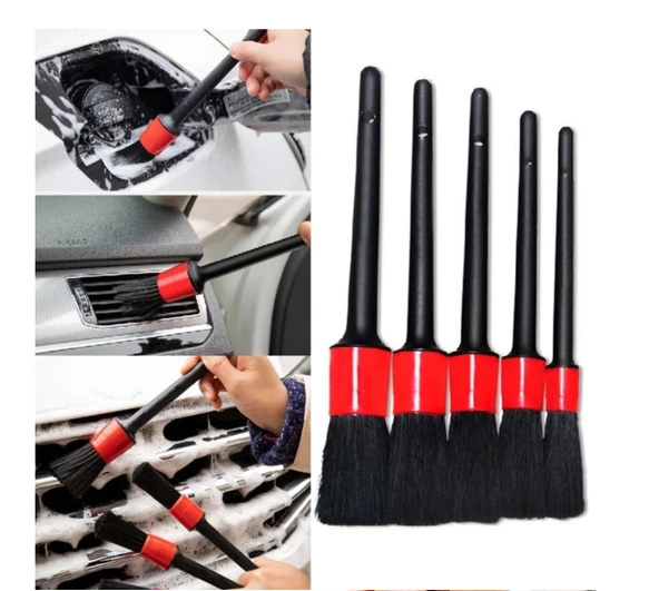 Drs Tuning Detail Dash Brush Detay Fırçası Seti 5 'li Kaliteli Detaylı Farklı Boyutlarda Fırça Seti - 3