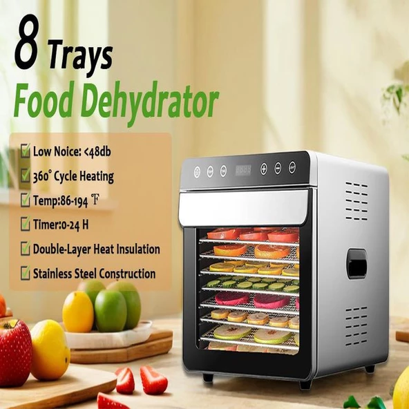 SS-08A Paslanmaz Meyve Sebze Kurutma Makinesi - 7