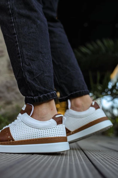 CH201 CBT Hercules Erkek Ayakkabı TABA/BEYAZ - Resim 2