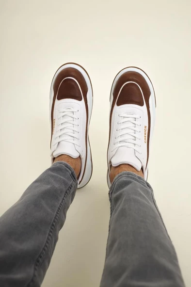 CH241 CBT Signature Line Up Erkek Ayakkabı TABA/BEYAZ - Resim 3