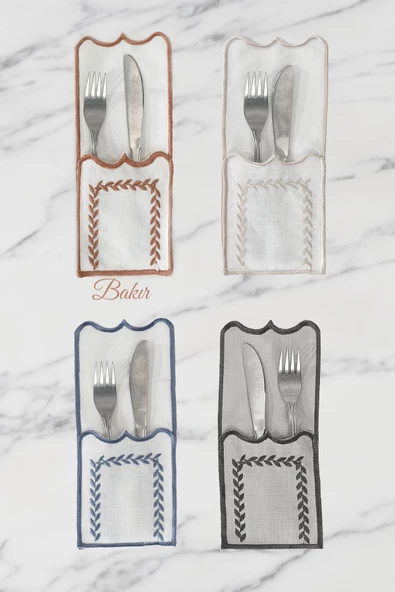 Nazik Home Olimpos 4'lü Leke Tutmaz Kaşıklık-Bakır ürün görseli