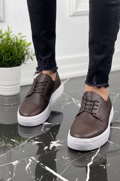 CH061 CBT Rex Erkek Ayakkabı KAHVE - Resim 2