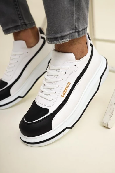 CH241 CBT Signature Line Up Erkek Ayakkabı SIYAH/BEYAZ - Resim 3