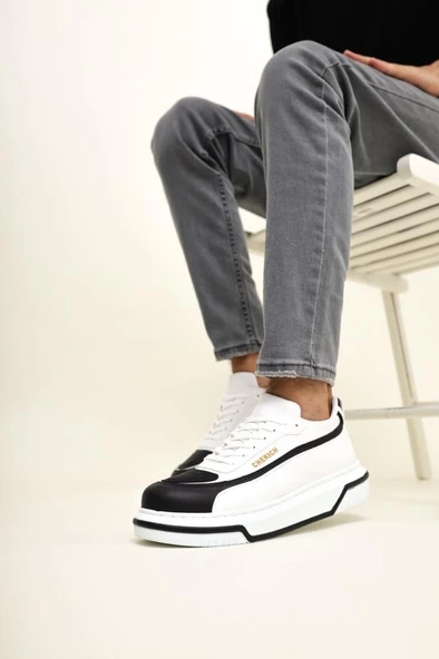 CH241 CBT Signature Line Up Erkek Ayakkabı SIYAH/BEYAZ - Resim 2