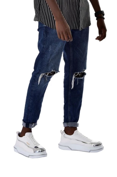 CH241 CBT Signature Line Up Erkek Ayakkabı BEYAZ/GUMUS - Resim 4