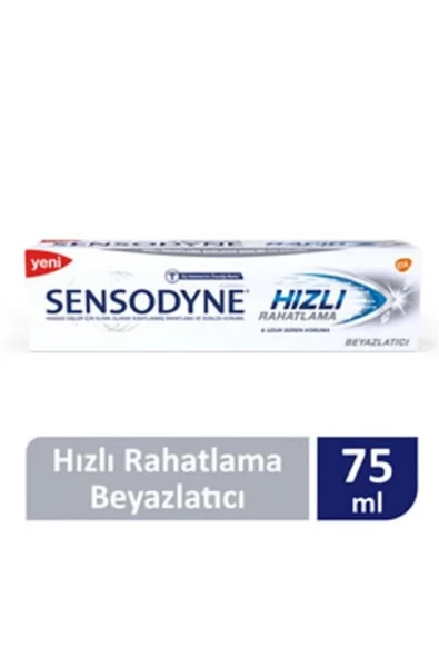 SENSODYNE HIZLI RAHATLATMA UZUN SÜREN KORUMA BEYAZLATICI 75ML