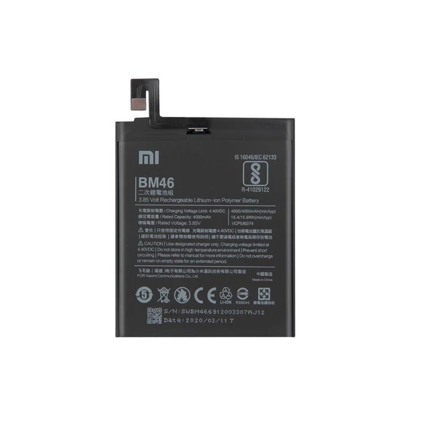 Fixist Xiaomi Redmi Note 3 BM46 ile Uyumlu İthal Pil