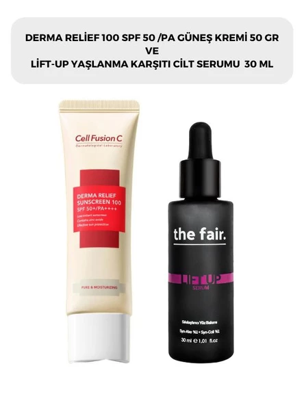 the fair. Multi Vitamin Jel Tonik 100 ml ve Sıkılaştırıcı ve Yaşlanma Karşıtı Cilt Serumu 30 ml