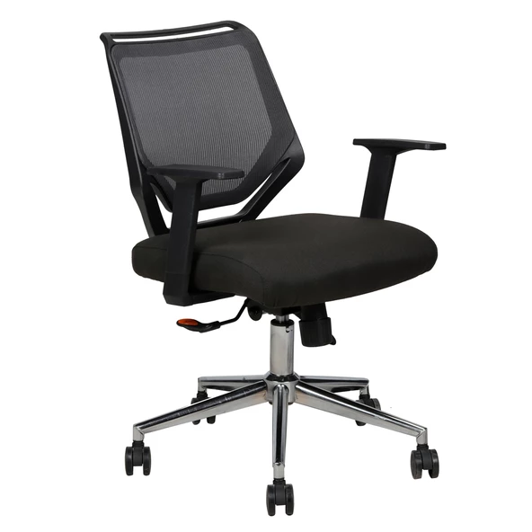 Moreno Siyah Fileli Ofis Çalışma Koltuğu - 2