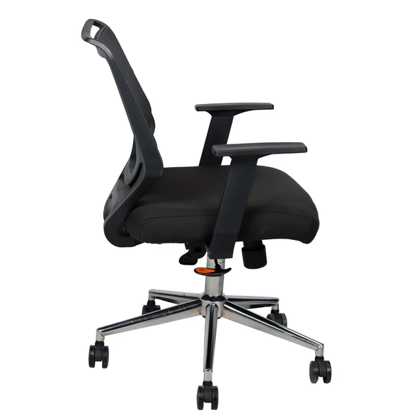 Moreno Siyah Fileli Ofis Çalışma Koltuğu - 3