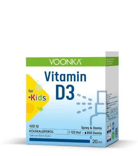 VOONKA VİTAMİN D3 400 IU FOR KIDS 20 ML