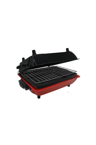 ERGENÇLERZÜCCACİYE Mangalım Emaye Tepsili Elektirikli Izgara 1100 watt - Resim 4
