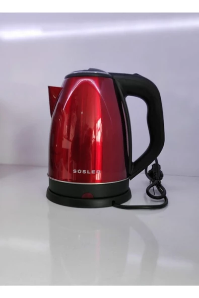 Süsler Ss-4110 Red Spring Paslanmaz Su Isıtıcı Kettle 1,8 Lt 2000w - 3