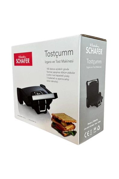Schafer Tost Makinesi Tostçumm 1500w Rose Gold - 4