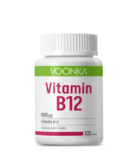 VOONKA VİTAMİN B12-VİTAMİN B12 İÇEREN TAKVİYE EDİCİ GIDA 102 TB