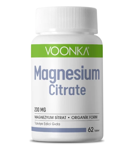 VOONKA MAGNESİUM CİTRATE-MAGNEZYUM SİTRAT İÇEREN TAKVİYE EDİCİ GIDA 62 TB