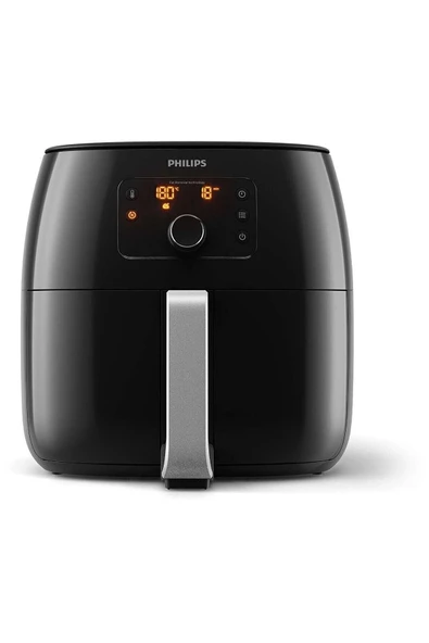 Philips Avance Collection Airfryer XXL Fritöz, 1.4kg, 7.3L Kapasite, Siyah, HD9650/90