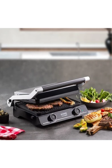 Schafer Gusto Grıll Izgara & Tost Makinesi -Inox - 2