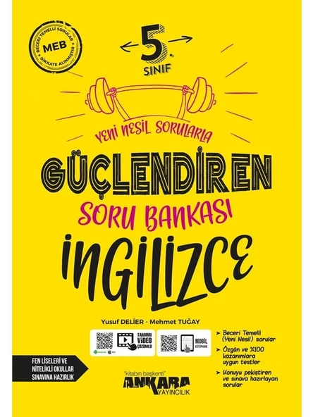 Ankara Yayıncılık Güçlendiren 5.sınıf Ingilizce Soru Bankası