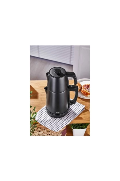 Taç Keyfidem Çay Makinesi Mat Siyah - 4