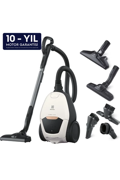 Electrolux Pure D8 Pd82-Alrg Toz Torbalı Elektrikli Ultra Sessiz Süpürge, 10 Yıl Motor Garantili