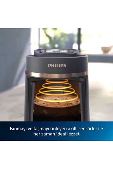 Philips Türk Kahvesi Makinesi, 4 Kişilik, Közde Pişirme Özelliği, HDA150/60 - 2
