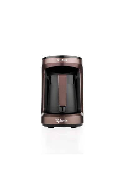 Schafer Kahvecim Otomatik Türk Kahve Makinesi-Kahverengi - Resim 2
