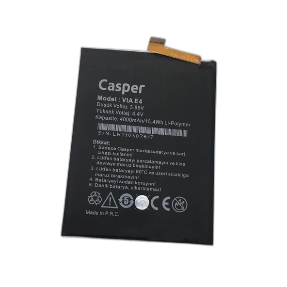 Fixist Casper Via E4 ile Uyumlu İthal Pil