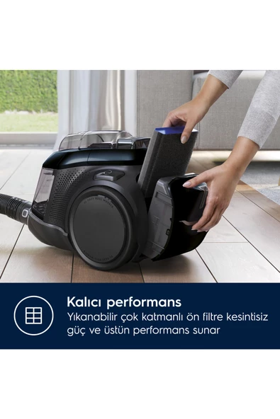 Electrolux Pure C9 PC91-8STM 72 Db Toz Torbasız LED Başlıklı Elektrikli Süpürge- 10 YIL Motor Garantili - 5