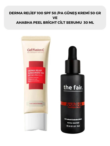 the fair. Multi Vitamin Jel Tonik 100 ml ve AHABHA Peel Bright Cilt Serumu 30 ml