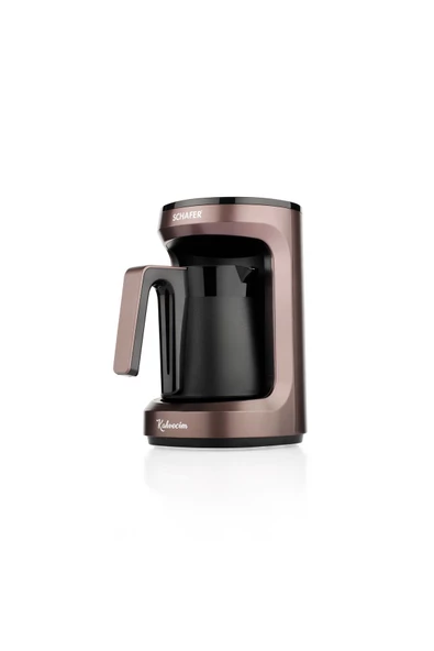 Schafer Kahvecim Otomatik Türk Kahve Makinesi-Kahverengi - Resim 4