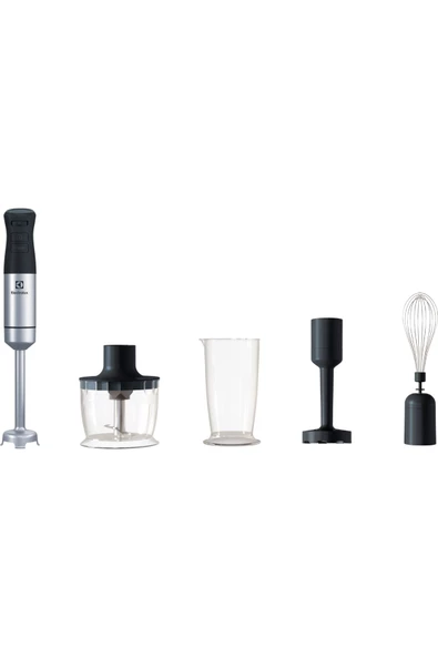 Electrolux E5HB2-8SS Blender Set, 1000 W, Turbo Fonksiyonlu, Paslanmaz Çelik, Çok Yönlü Aksesuar Seti