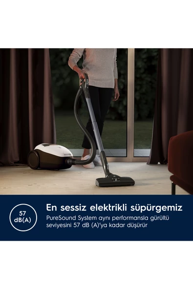 Electrolux Pure D8 Pd82-Alrg Toz Torbalı Elektrikli Ultra Sessiz Süpürge, 10 Yıl Motor Garantili - Resim 4