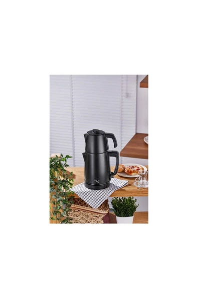 Taç Keyfidem Çay Makinesi Mat Siyah - 2