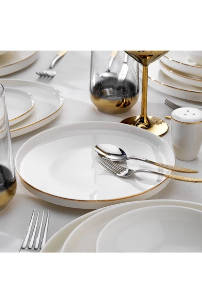 Schafer Adel Gold Yemek Takımı-56 Prç.-gold - 4