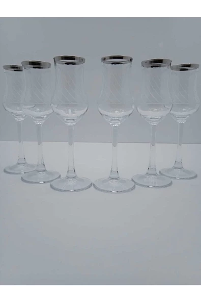 Paşabahçe Byart 440111 Gold Kaplama Kadeh Bardak Takımı 6 Lı - Resim 3