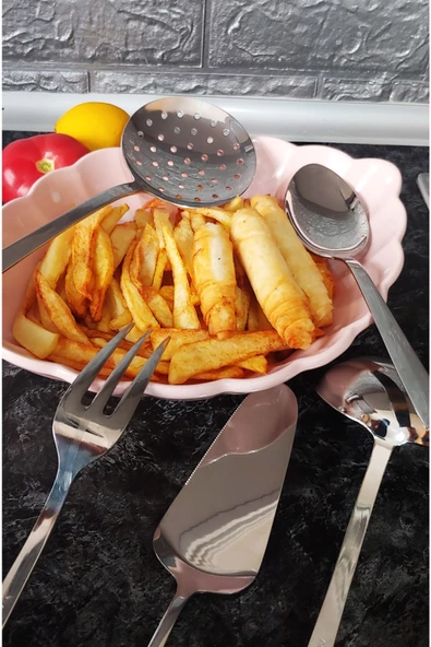 Nehir Dalyan 5 Parça Kepçe Servis Takımı - Resim 4