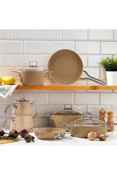 Schafer New Range Y.y.çeyiz Seti 11 Parça Krem