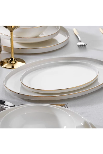 Schafer Adel Gold Yemek Takımı-56 Prç.-gold - 5
