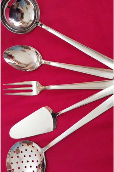 Nehir Dalyan 5 Parça Kepçe Servis Takımı - Resim 2