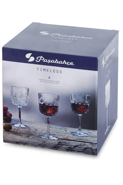 Paşabahçe Timeless Kırmızı Şarap Bardağı 330 Cc 4'lü 440276 - 4