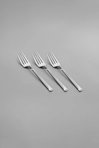 Nehir Fiesta Saten 12 Kişilik 60 Parça Çatal Kaşık Takımı - Resim 3